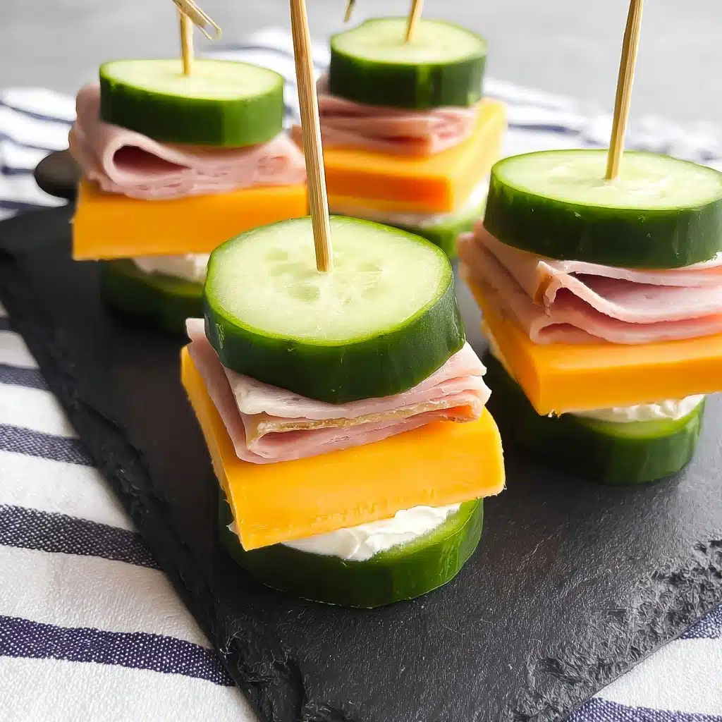 y Gathering-No Bread Cucumber Sandwiches Recipe - Recipe Image