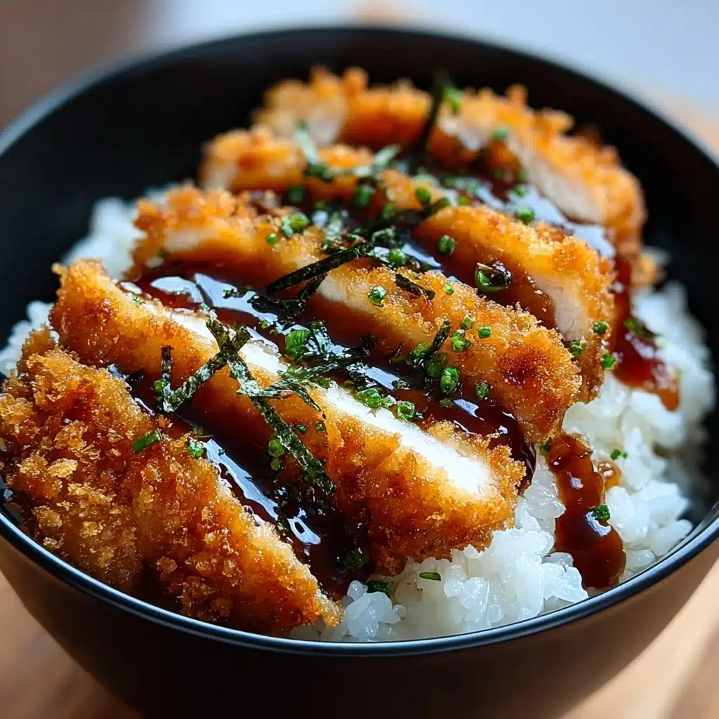 Japanese Katsu Bowls with Tonkatsu Sauce Recipe
