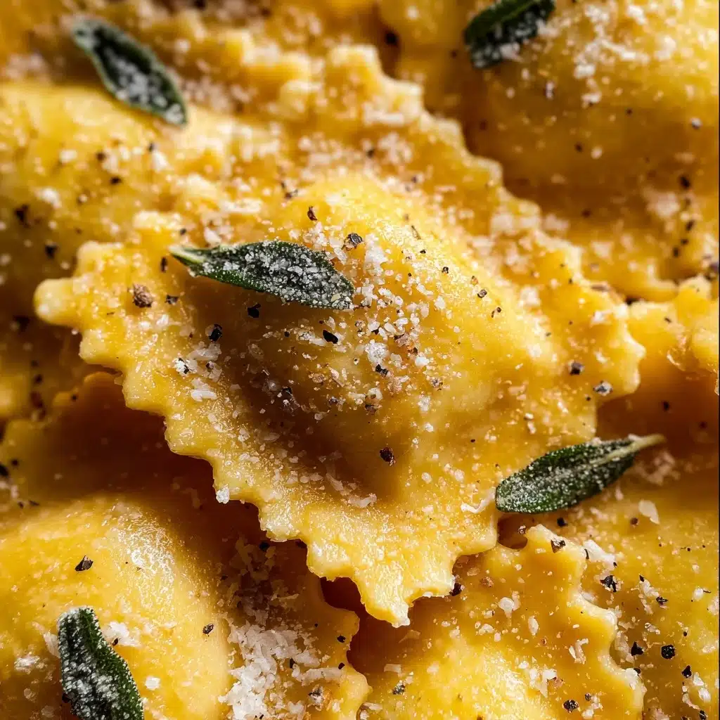 Best Butternut Squash Ravioli with Brown Butter Sage Sauce Recipe - Recipe Image