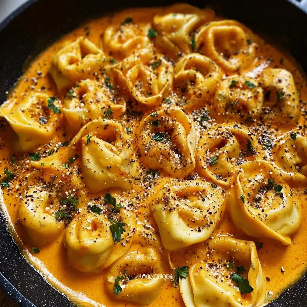 One-Pot Spicy Garlic Butter Chicken Tortellini Recipe