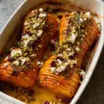 hasselback butternut squash with feta Recipe