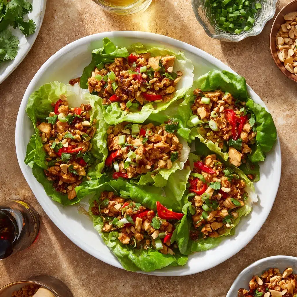 Loaded Hoisin Lettuce Cups with Chicken Recipe - Recipe Image