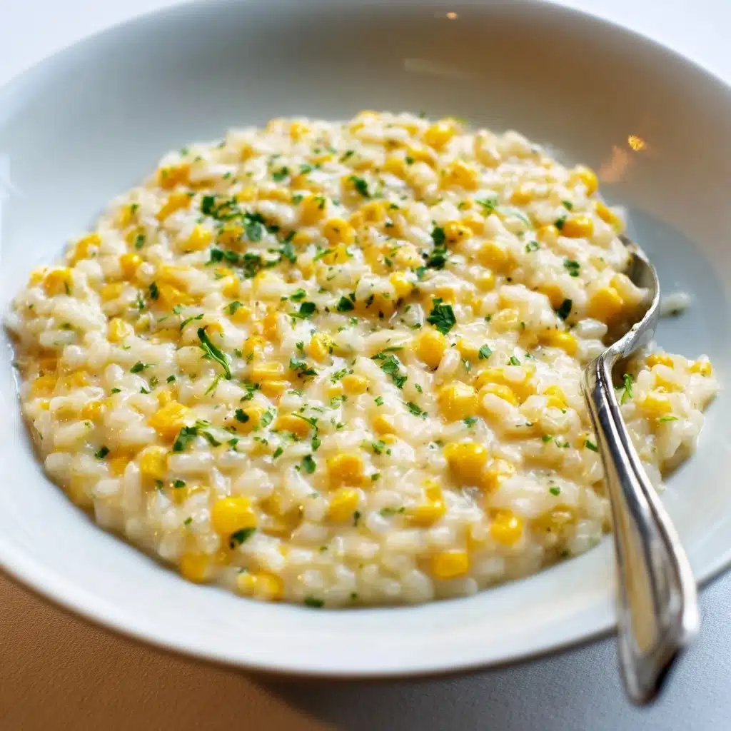 Sweet Corn Risotto Recipe - Recipe Image