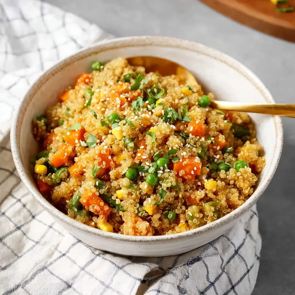 Quinoa Fried Rice with Vegetables Recipe - Recipe Image