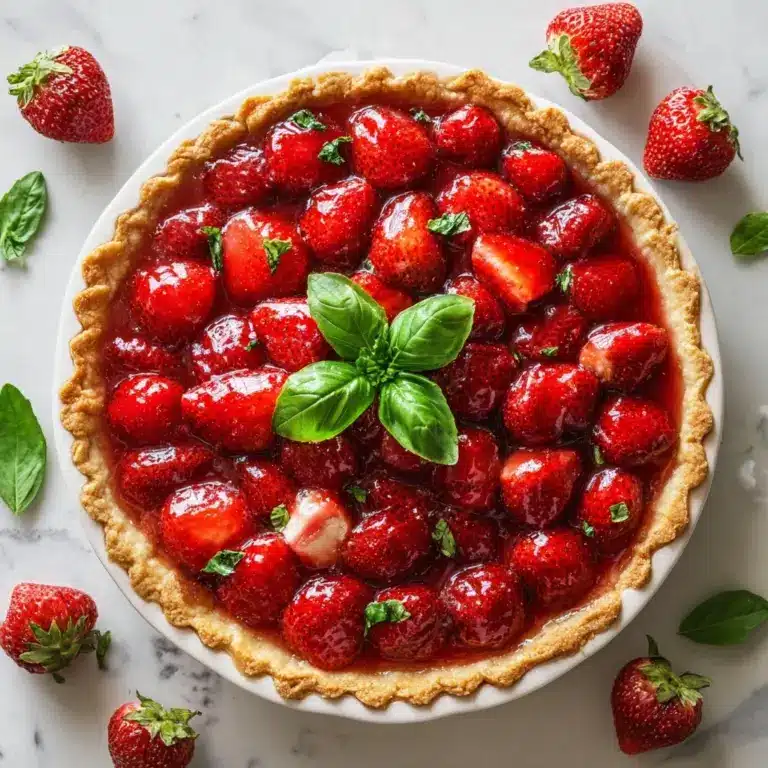 Sun-Kissed Strawberry Pie: A Summer Classic with a Twist Recipe