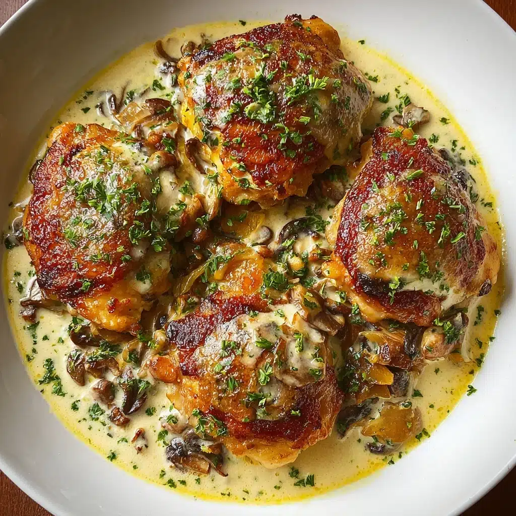 Savory Creamy Southern Smothered Chicken Recipe