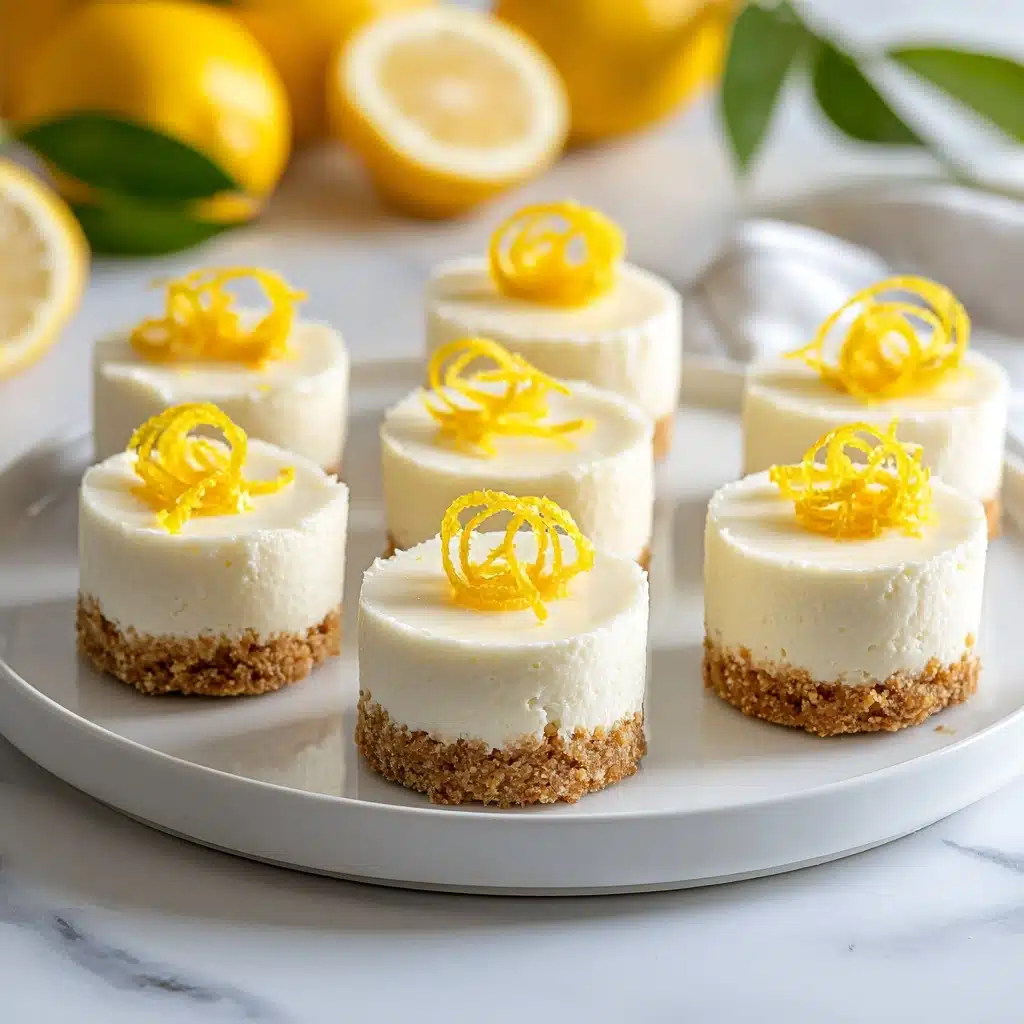 Citrus-Infused No-Bake Mini Cheesecakes Recipe