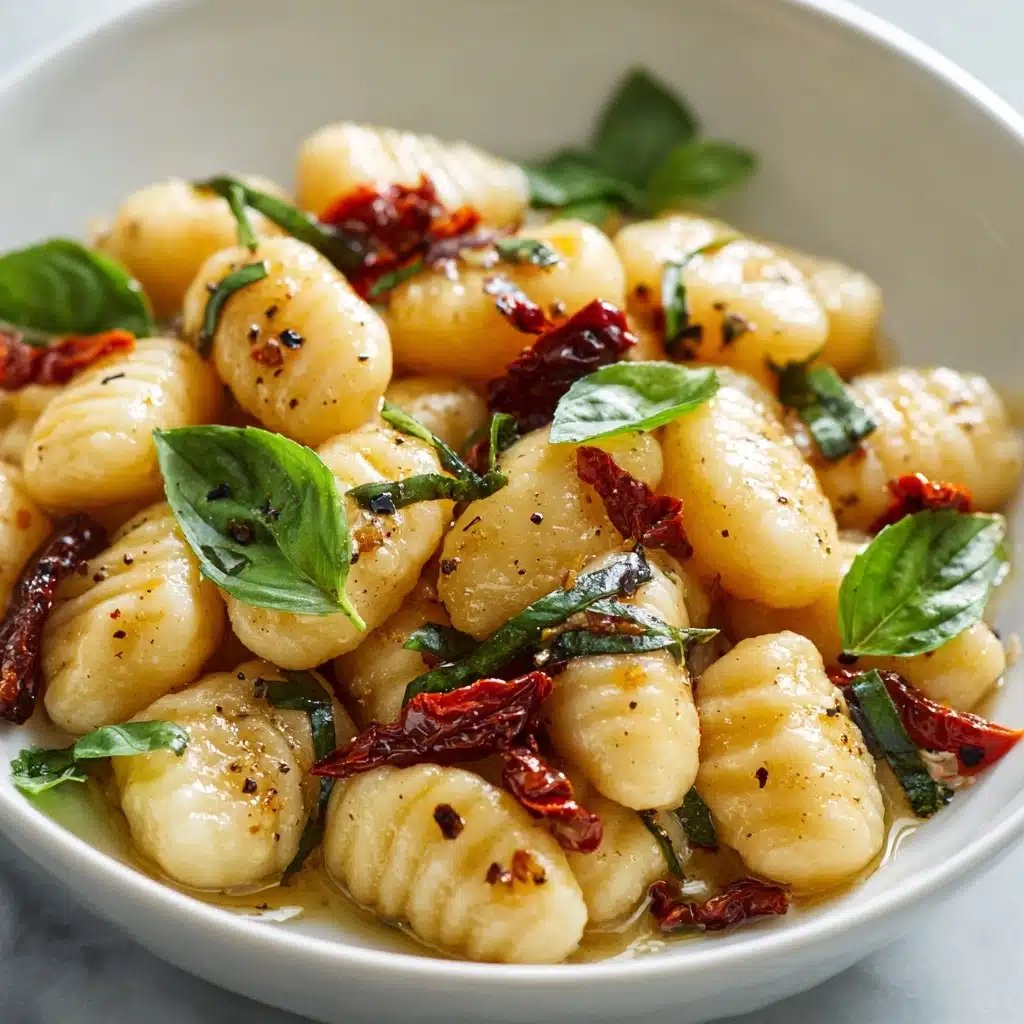 Tuscan Gnocchi with Sun-Dried Tomatoes and Basil Recipe - Recipe Image