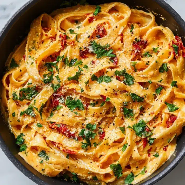 Vegan Creamy Sun Dried Tomato Pasta Recipe