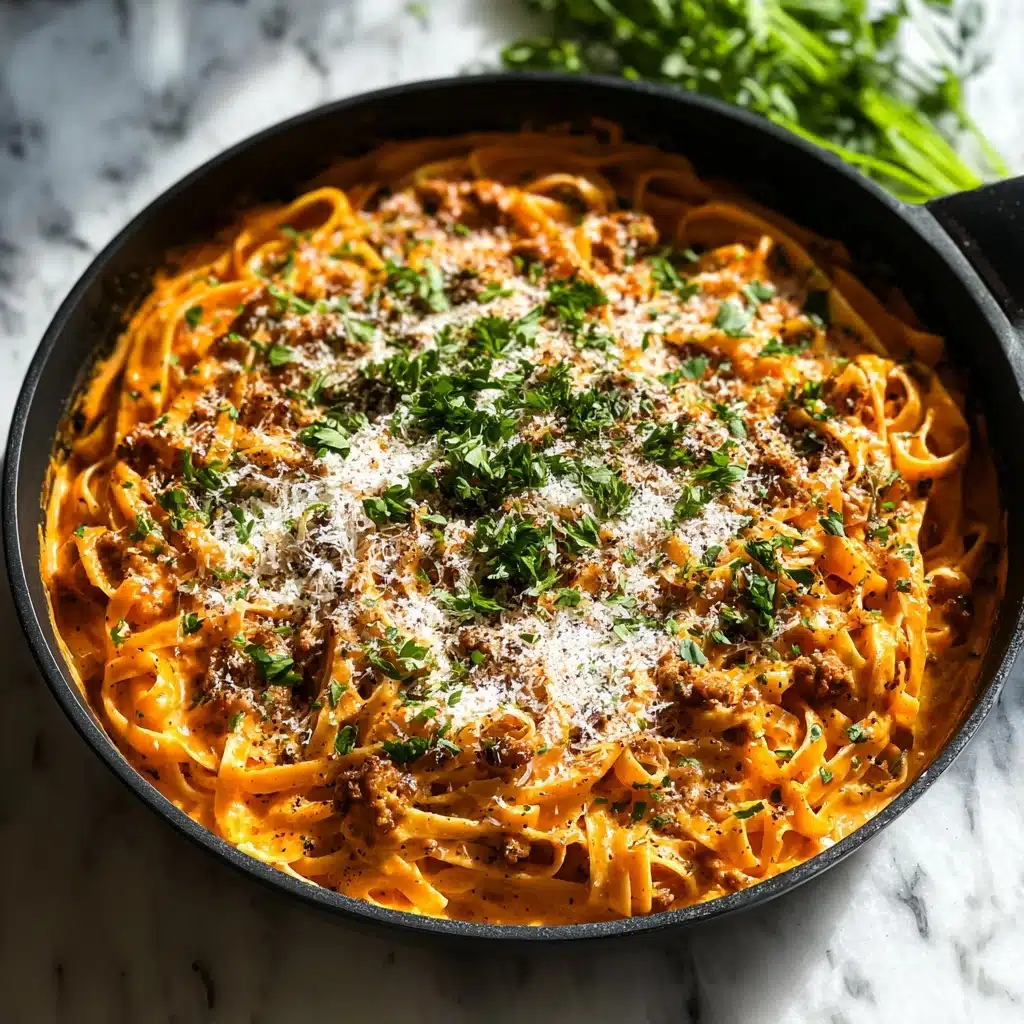Vegan Creamy Sun Dried Tomato Pasta Recipe - Recipe Image