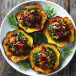 Sausage-Stuffed Acorn Squash Recipe