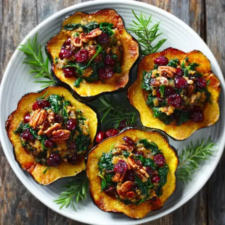 Sausage-Stuffed Acorn Squash Recipe
