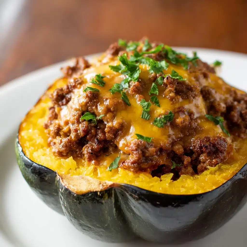 Taco Stuffed Acorn Squash Recipe - Recipe Image