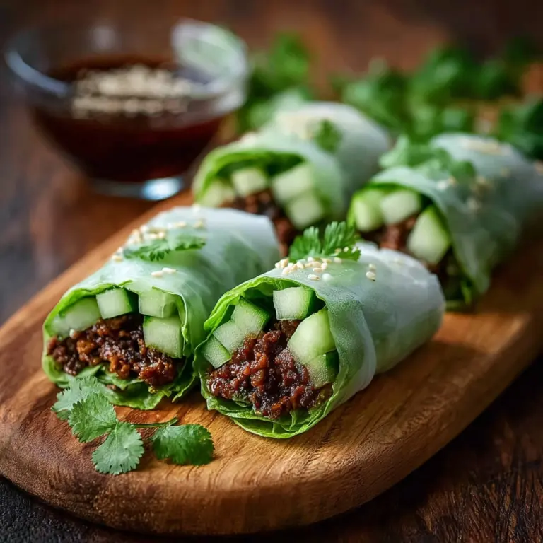 20 Minute Thai Basil Beef Rolls: Quick and Delicious Recipe