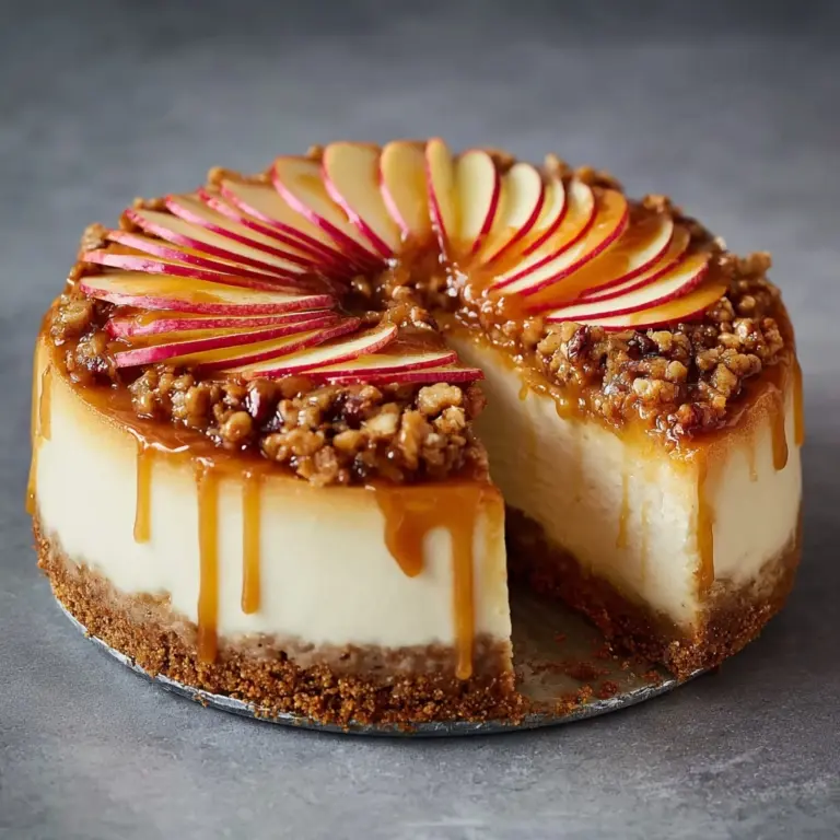 Apple Crumble Cheesecake Recipe