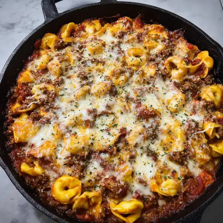 Cheesy Beef Enchilada Tortellini Recipe