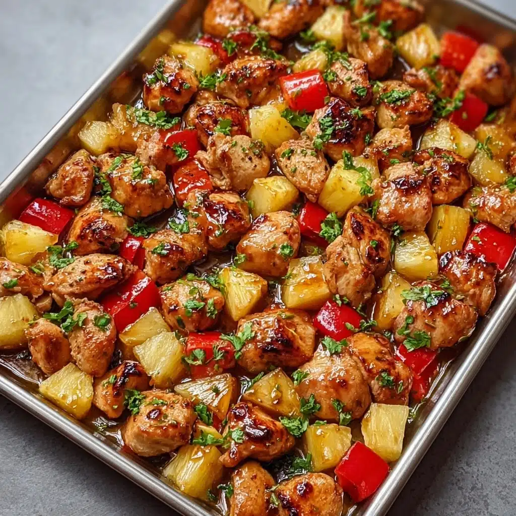 Hawaiian Chicken Sheet Pan Recipe