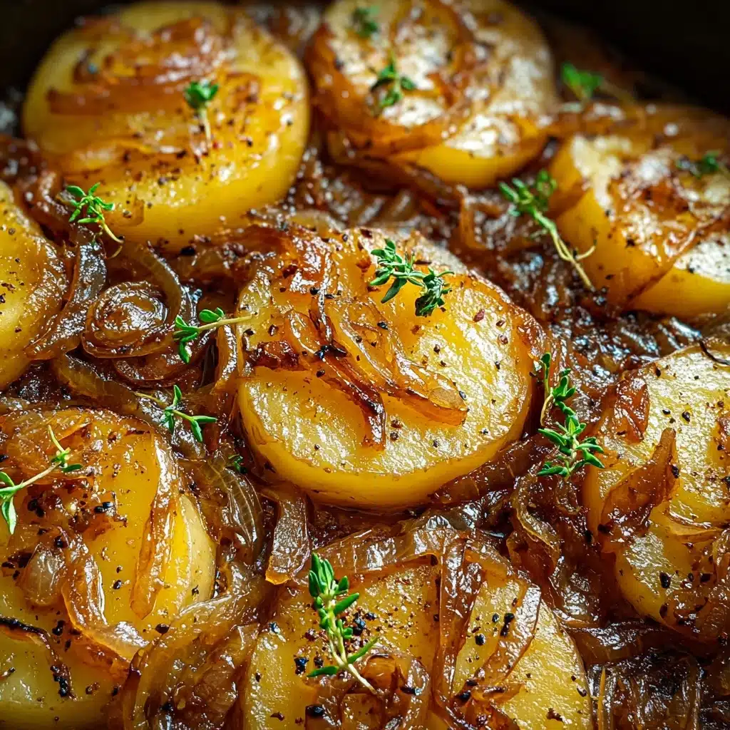 Easy French Onion Potato Bake Recipe - Recipe Image