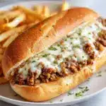 Cheesy Hot Beef Sandwich Recipe