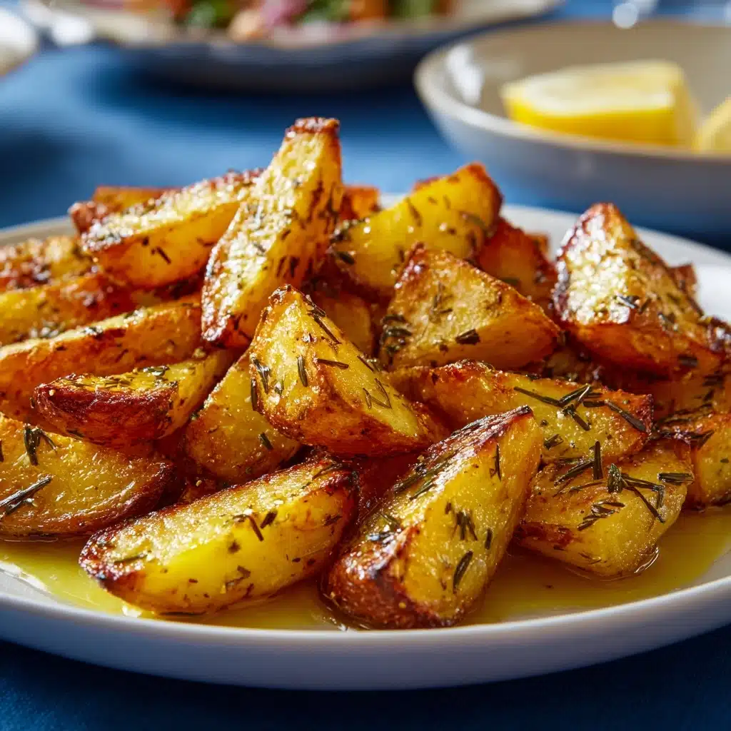 arlic Roasted Potatoes (Patates fournou) Recipe