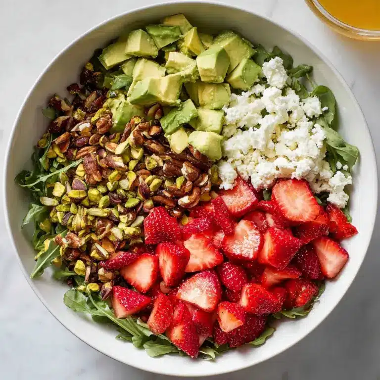 Strawberry Crunch Salad with Champagne Vinaigrette Recipe