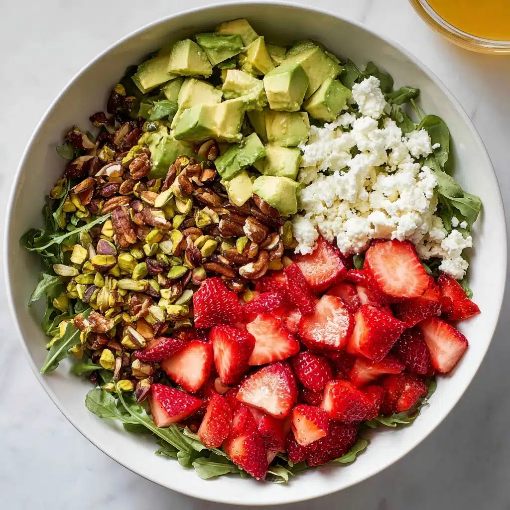 Strawberry Crunch Salad with Champagne Vinaigrette Recipe - Recipe Image