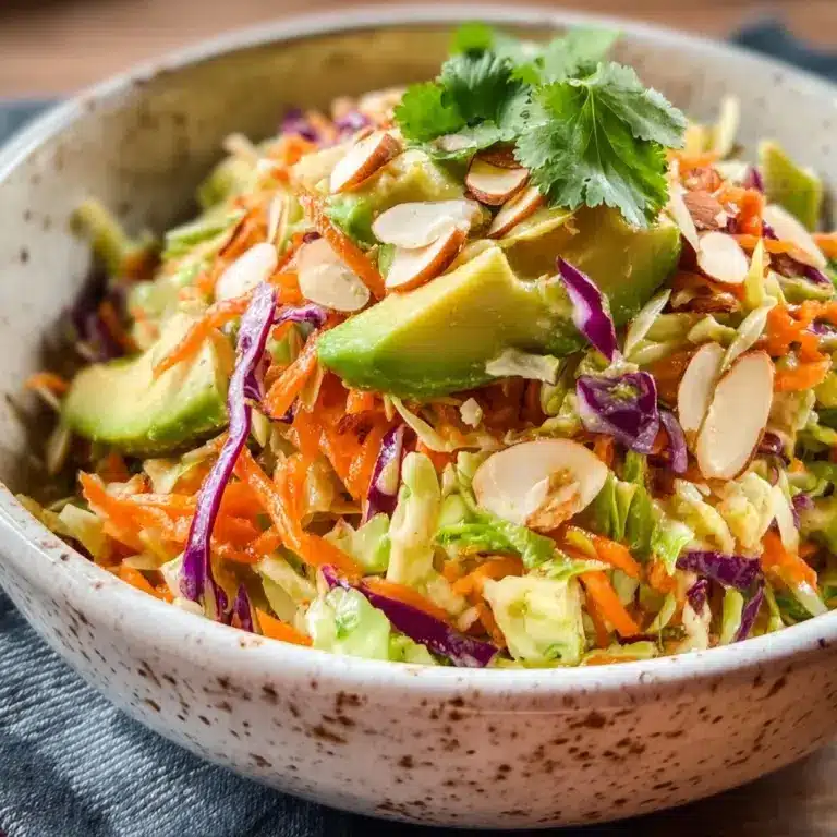 Shredded Thai Salad with Avocado Recipe