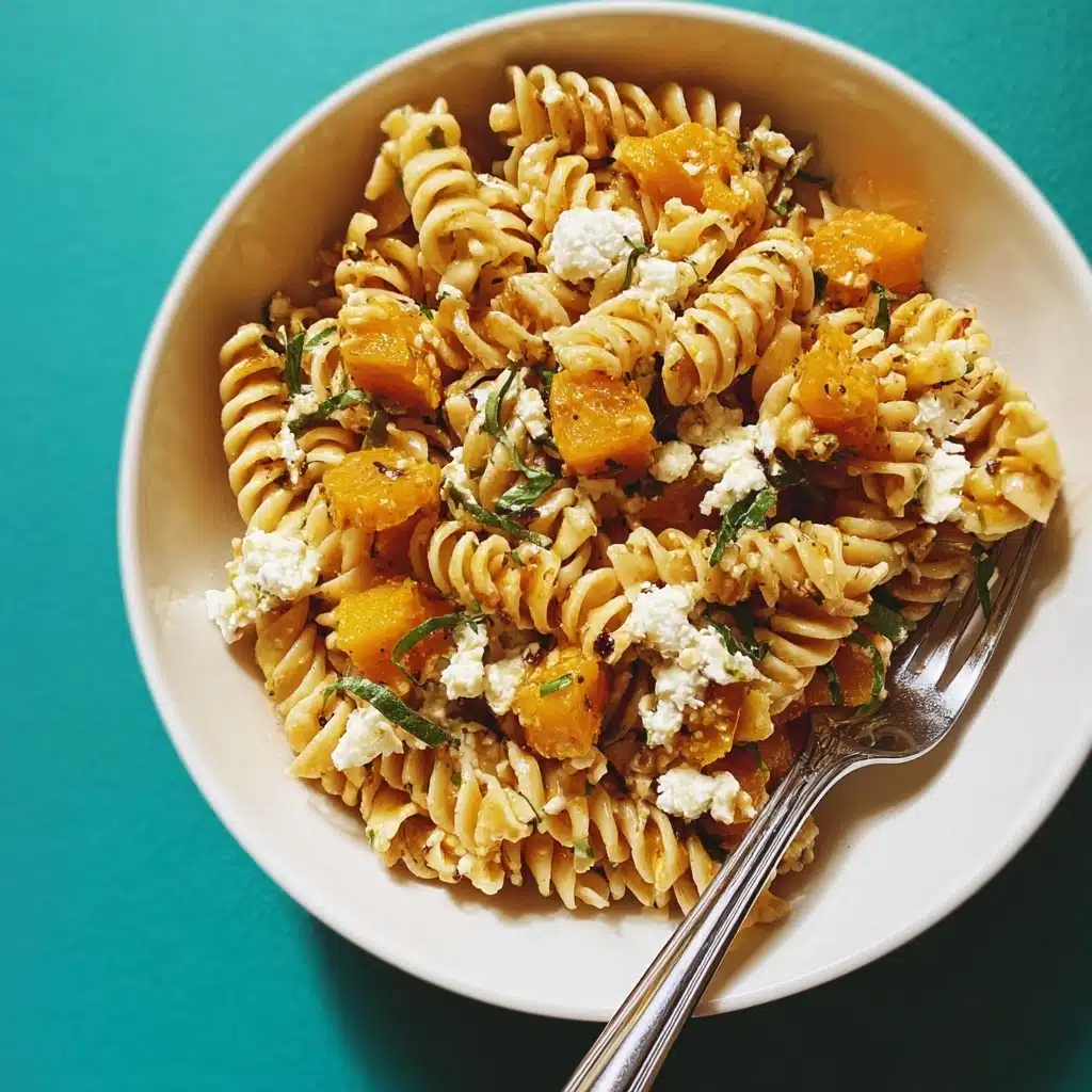 Baked Feta and Butternut Squash Pasta with Sage and Garlic Recipe