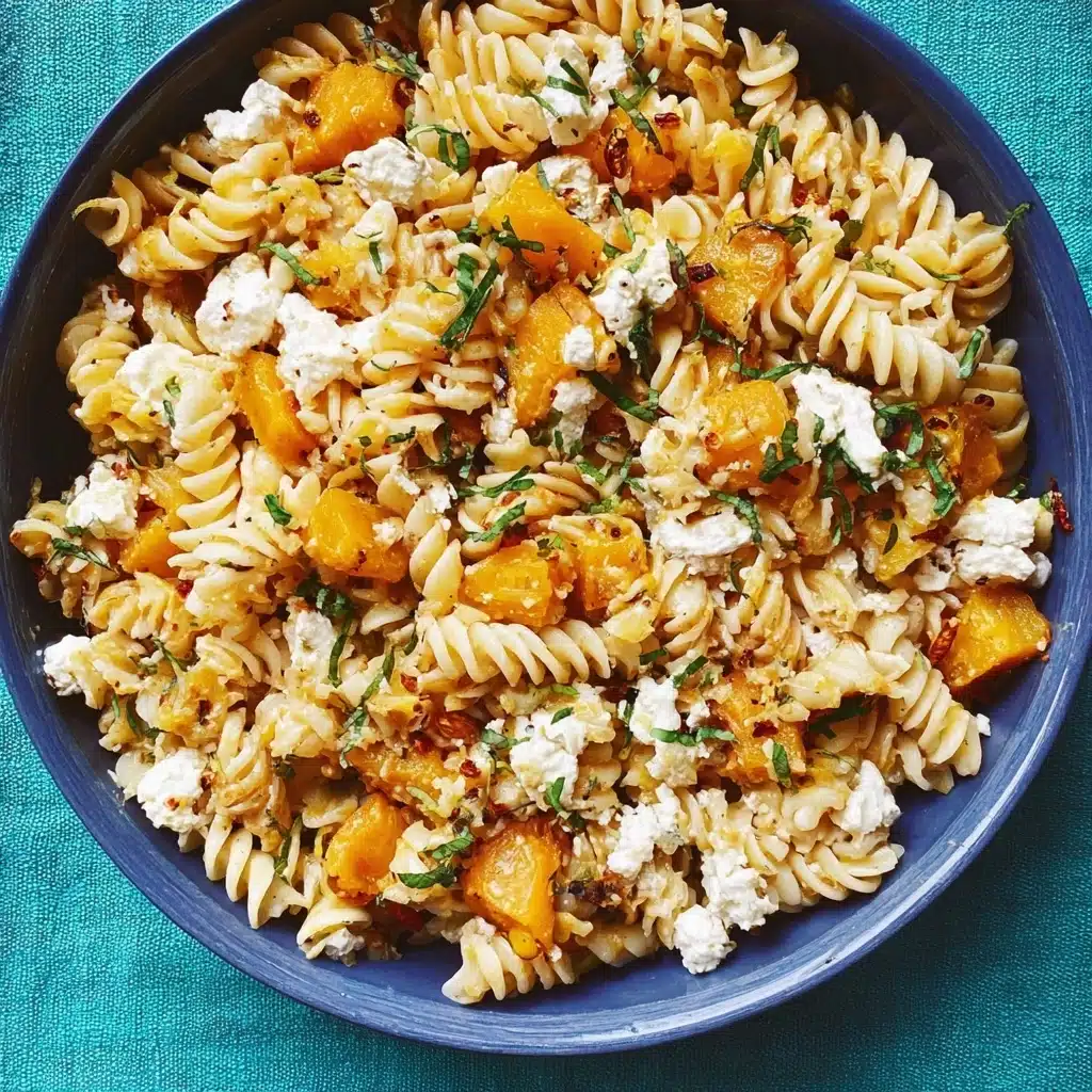 Baked Feta and Butternut Squash Pasta with Sage and Garlic Recipe - Recipe Image