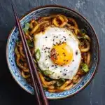 Chili Garlic Udon Noodles Recipe
