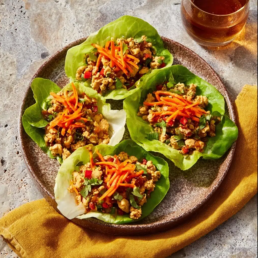 Loaded Hoisin Lettuce Cups with Chicken Recipe