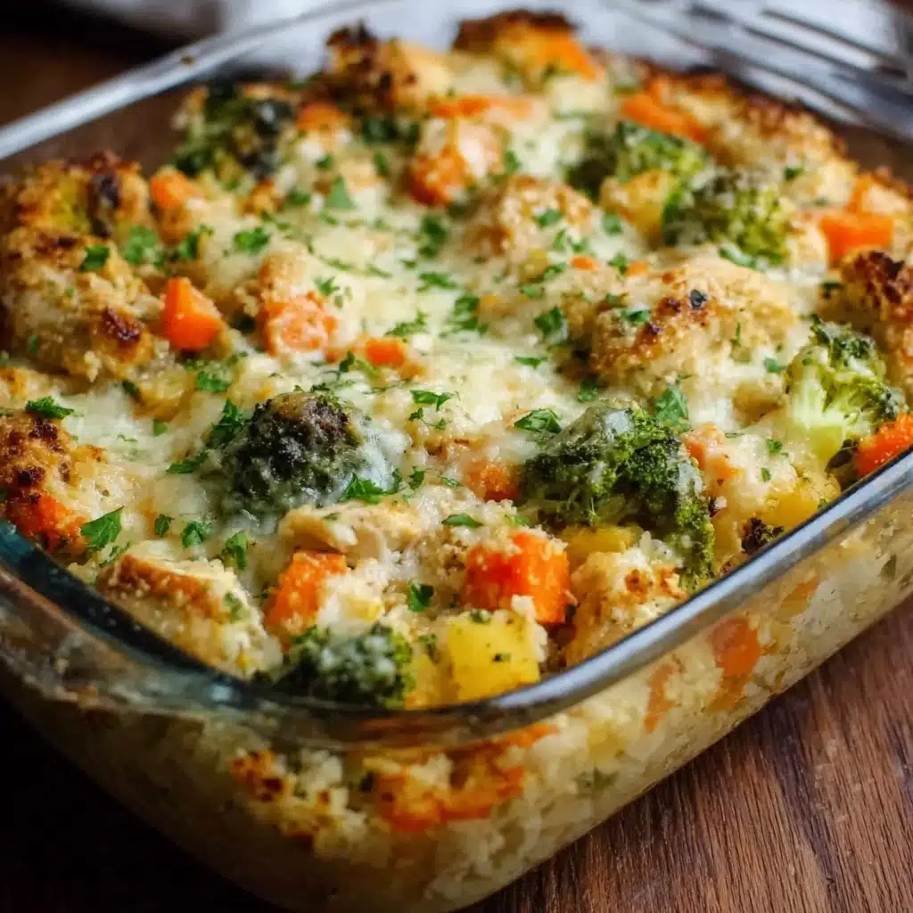 Pour the quinoa and vegetable mixture into a greased 9×13 inch casserole dish (or similar sized oven-safe dish) Recipe