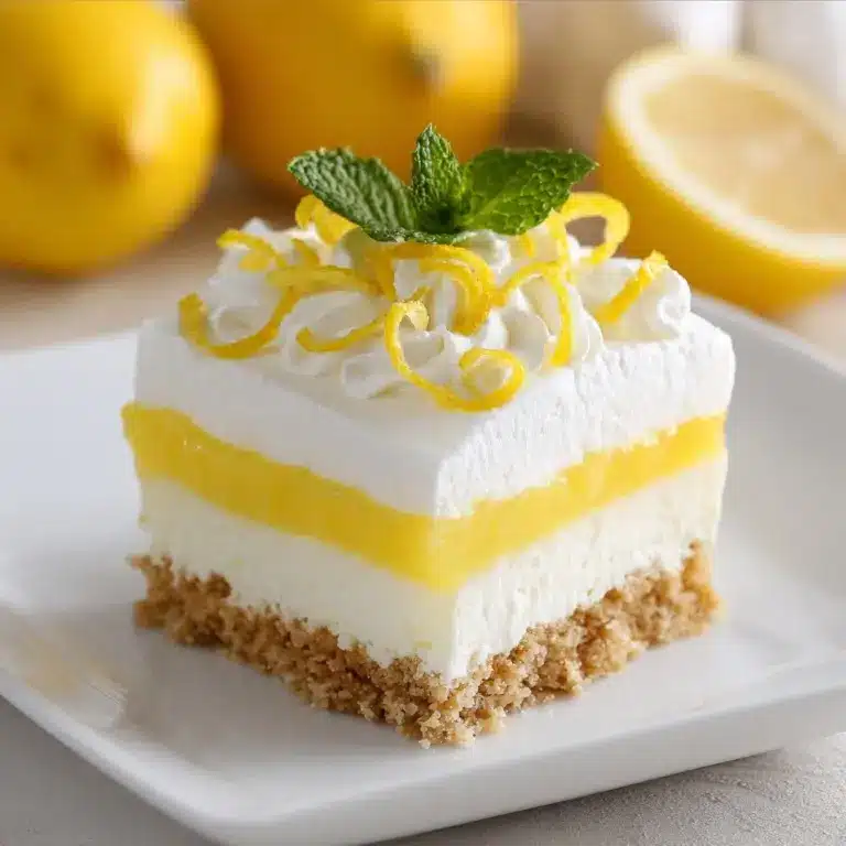 Lemon Layered Dessert Recipe