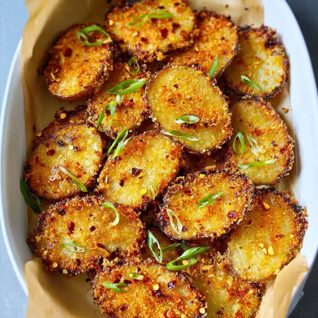 Crispy Parmesan Crusted Potatoes Recipe