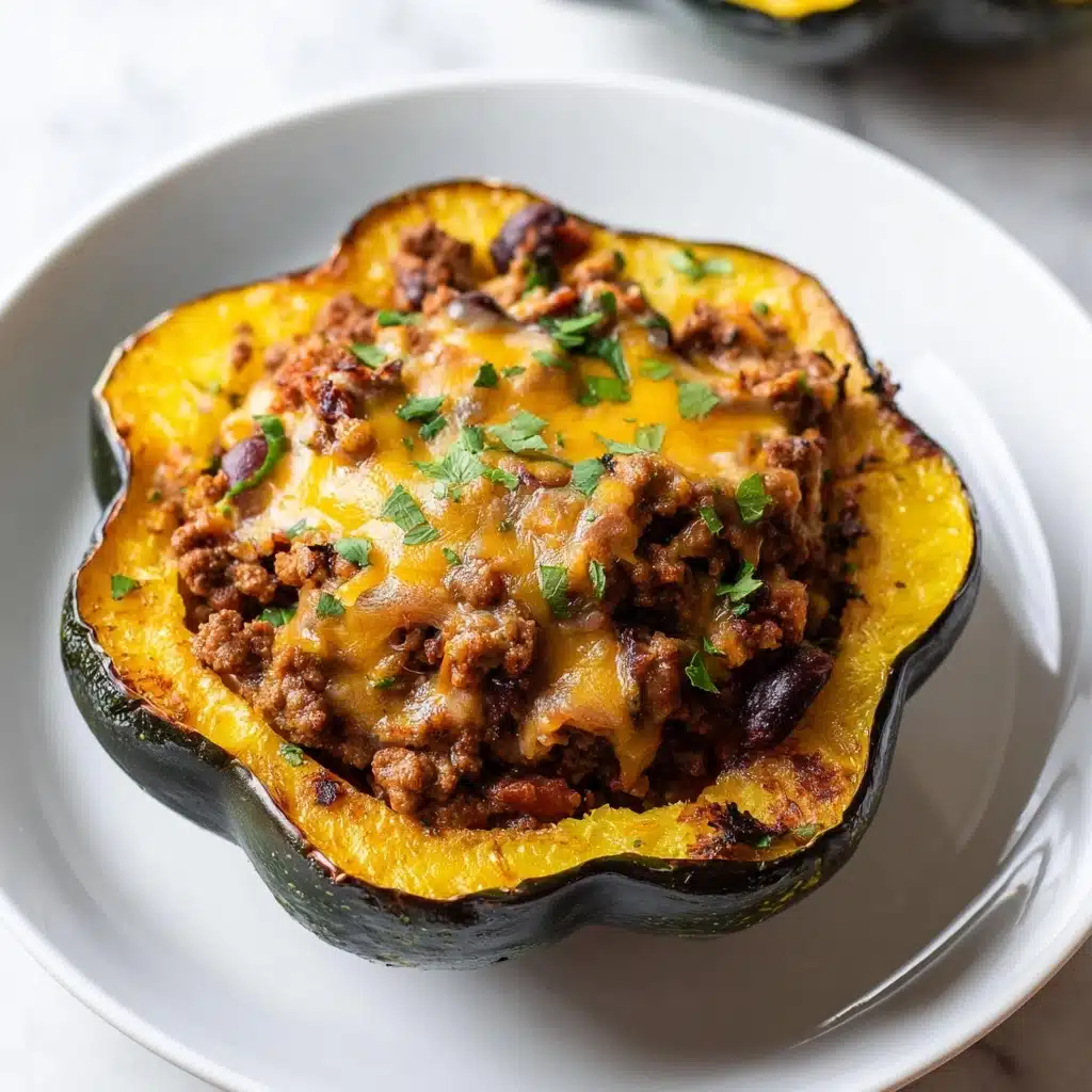 Taco Stuffed Acorn Squash Recipe - Recipe Image