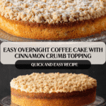 Easy Overnight Coffee Cake Recipe