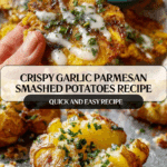 Garlic Parmesan Smashed Potatoes Recipe