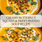 Best Creamy Butternut Squash and Sweet Potato Soup Recipe