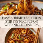 Yaki Udon (Japanese Stir Fries Udon Noodles) Recipe