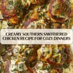 Savory Creamy Southern Smothered Chicken Recipe