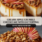 Apple Crumble Cheesecake Recipe