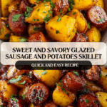 Make Sweet and Savory Glazed Sausage and Potatoes Tonight! Recipe