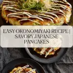 Okonomiyaki - Japanese Savoury Pancakes Recipe