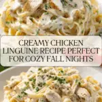Creamy Chicken on Linguine Recipe