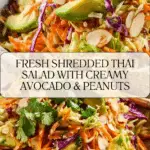 Shredded Thai Salad with Avocado Recipe