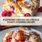Raspberry Cheesecake French Toast Casserole Recipe