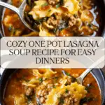 One Pot Lasagna Soup Recipe