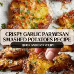 Garlic Parmesan Smashed Potatoes Recipe