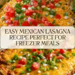 Mexican Lasagna Recipe (Freezer Cooking!) Recipe