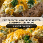 Broccoli and Cheese Stuffed Baked Potatoes Recipe